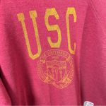 USC Retro Brand Trojan Collection Vintage Wash Sweatshirt Medium Red Gold Photo 1