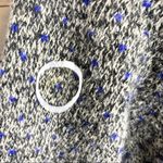 Vintage Segue Gray & Blue Fair Isle Wool Sweater Size Medium Photo 11