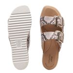Clarks Lana Beach Platform Snake Print Sandal Size 9.5 BIN 19 Photo 3