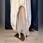 Dessy Creations Vintage Ivory Lace Tea Photo 9