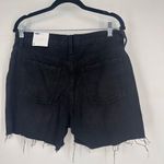 Old Navy NWT Women's Distressed Cut-Off Cotton Denim Shorts Black Size 6 Photo 1