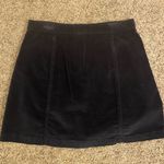 Urban Outfitters Navy blue velvet skirt Photo 1