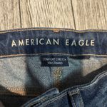 American Eagle Y2K Low-Rise Maxi Jean Skirt Size 4 Medium Wash Grunge Denim Photo 2