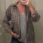 Urban Outfitters Dyed Flannel  Photo 0