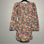 For Love & Lemons  June Mushroom Wonderland Bell Sleeve Ruched Mini Dress Size S Photo 1