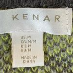 Kenar Green & Gray Plaid Mohair Blend Tunic Sweater Size Medium Casual Photo 4
