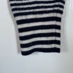 Madewell  Stripe Long Sleeve Mock Neck Pullover Blouse Size Large EUC #0901 Photo 3