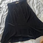 Notations Vintage Velvet Black Skirt Photo 0