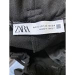 ZARA  Women's Black Drawstring High Rise Wide Leg Baggy Trousers Pants Size XS Photo 3