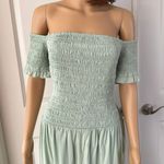 STAUD NWOT Elliot Dress | Sage - Green / Neutral Photo 3