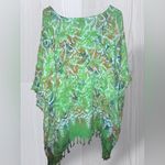 ISLAND BATIKS HAWAII Women’s Tropical Flowy Beach Cover Up Green Size undefined Photo 2