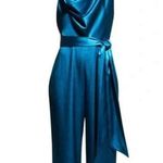 Aidan Mattox Satin Cowl Neck Jumpsuit Size 2 Photo 2