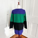 Max Studio Colorblocked Long Jacket Photo 1