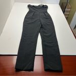 The Kooples  Strapless Jumpsuit Womens Size 2 Black Side Zipper‎ Pockets NEW Photo 2