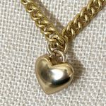 Coach  Gold Heart Charm Pendant Necklace Photo 4