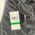 Becca  Swimsuit Size Large One Piece Black Crochet NWT Plunge V-Neck Color Play Photo 3