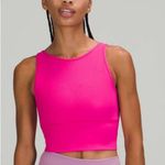 Lululemon Power Pivot Tank *Ribbed Color: Sonic Pink Size 2 EUC Photo 0