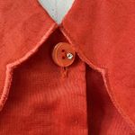 Lino USA 100% Linen Skirt Suit Orange White L Size L Photo 4