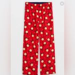 Aerie Red Holiday Lights Antlers Smiley® Flannel Skater Pajama Pants - size XL Photo 10