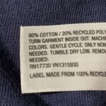 Ava & Viv Tank Women's 1X Plus Size Casual Dark Blue Loop Terry Photo 8