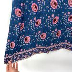 Natalie Martin  Heather Maxi Dress Vintage Flowers Azure Blue L Photo 2