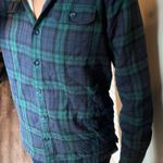 L.L.Bean Fleece Lined Flannel Hoodie Photo 4