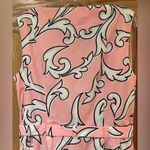 Moschino Boutique  Pink & White Printed Cotton Poplin Belted A-Line Dress Size 12 Photo 9