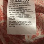 Denim & Co  Naturals Size 3X Long Sleeve Linen Blend Floral Print Top Blouse Photo 7