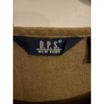 D.P.S. New York Women's Sleeveless Linen Cotton Blend Midi Dress‎ Brown Size L Photo 3