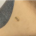 Nicole Miller NY Women's Peep Toe Heels Silver Metallic Acrylic Size 8.5 Photo 6