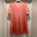 VTG Eve Lingerie Pink Chemise Nightgown With White Embroidered Floral Detail Photo 11