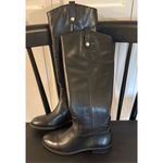 INC NWB Fawne tall leather riding boots size 6 Black Photo 2