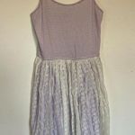 Hem & Thread Striped Lace Dress Purple Photo 0