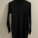 Wild Fable Ribbed Black Long Sleeve Turtleneck Dress Photo 3