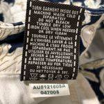 7 For All Mankind 7FAM Navy Blue Floral print Cotton Blend Skinny Denim Jeans Womens size 25 Photo 6