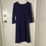 Jones New York Jones NY Purple Swing Sweater Dress S Rockabilly Classic Corporate Siren Preppy Photo 3