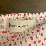 The Impeccable Pig  pink polka dot‎ skirt size S Photo 3