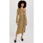KITRI Amber Cheetah Print One Shoulder Dress Size 2 New with Tags Photo 5