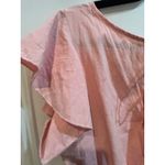 Angashion Angas Pink Ruffle Sleeve Romper‎ Drawstring Waist Casual Cute Photo 6