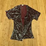 Hinge  Pink Velvet Kimono Cardigan Photo 1