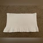 Express X Olivia Culpo Ruffle Crop Top Smocked Bandeau Top White Size M Photo 2