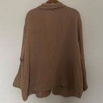 Michael Stars  Tan Crepe Blazer Plus Size 1X Photo 2