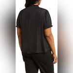 T Tahari NWT  Airflow Ruffle Neck Top Photo 1