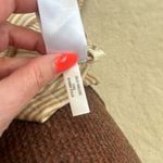 Madewell  Short Sleeve Crew Neck Striped T-shirt Size Small Tan & Pink Photo 10