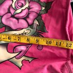 Ed Hardy  1971 pink and black tote shoulder hand crossbody bag purse grunge punk  Photo 4