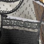 Sweet Wanderer Elegant Black Sheer Sleeve Dress Photo 4