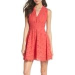 BB Dakota Vianne Eyelit Fit and Flare Embroidered Dress Size 4 Photo 9