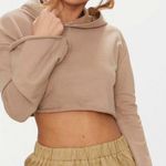 Pretty Little Thing STONE FLARE CUFF CROPPED SWEATER Photo 0