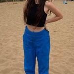 AMAZING French workwear blue overalls with white plastic detailing 🦋 Size M Photo 1