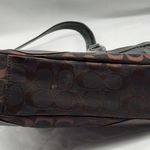 Coach Circle Patchwork Handbag Purse Black Brown Tote Shoulder Bag Retro Y2k Photo 13